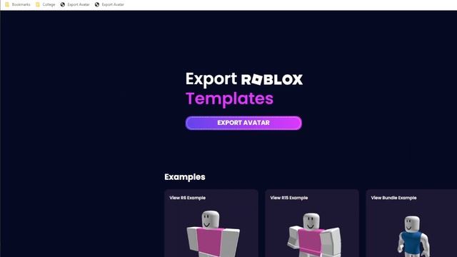 How To Export Your Roblox Avatar Template смотреть онлайн
