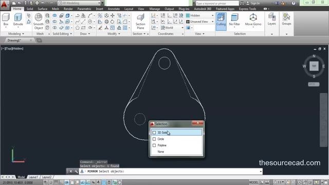 Making 3 Pin A.C Plug in AutoCAD 3D смотреть онлайн