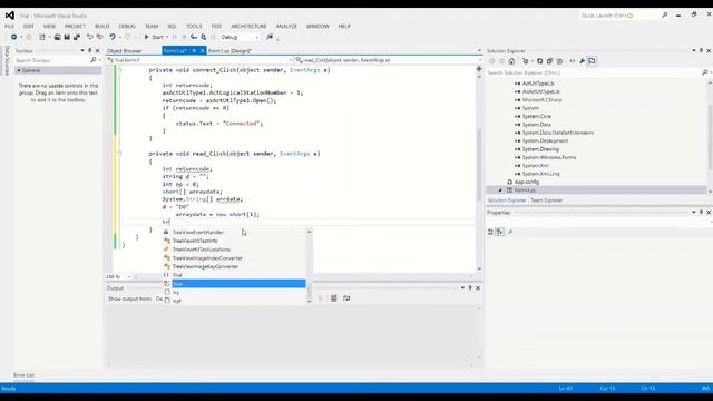 Visual Studio with Mitsubishi PLC using Mx Component C# смотреть онлайн