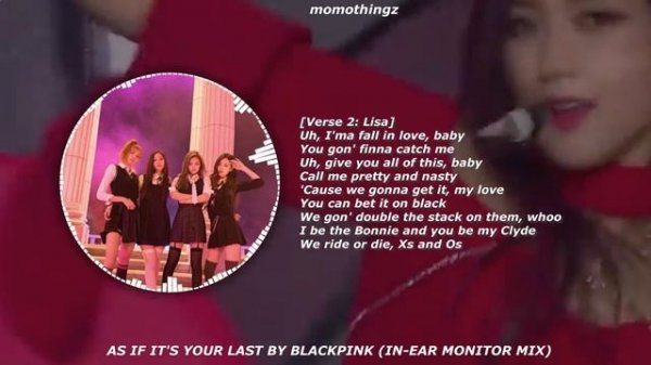 As If It's Your Last by BLACKPINK (In-Ear Monitor Mix)