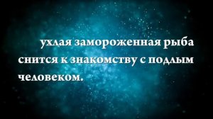 К чему снится замороженная рыба - Онлайн Сонник Эксперт