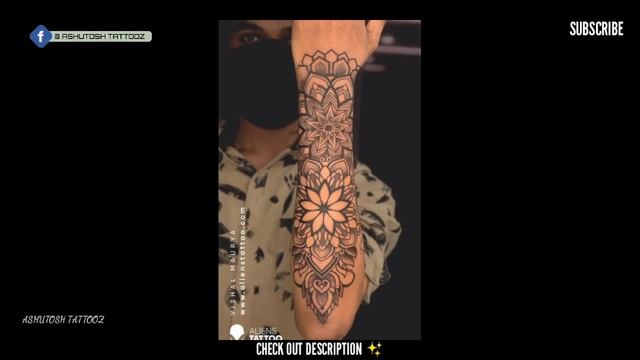 Mandala tattoos for men | Mandala arm tattoos | Wrist tattoos for men | #Ashutoshtattooz смотреть онлайн