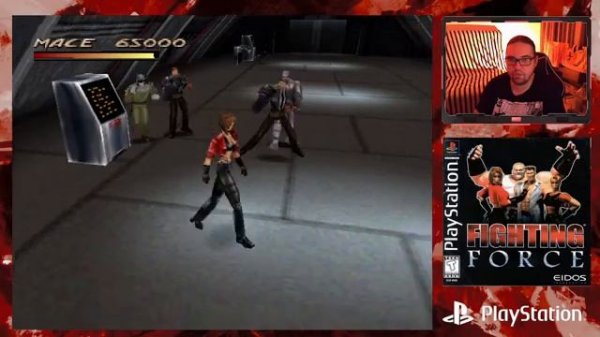 Fighting Force - Mace - прохождение (PS1) 18+
