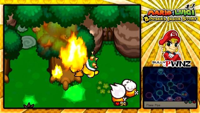 Mario and Luigi: Bowser's Inside Story - Part 8: GOOMBAS ON FIRE! смотреть онлайн