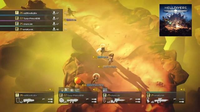 Helldivers обзор геймплей смотреть онлайн