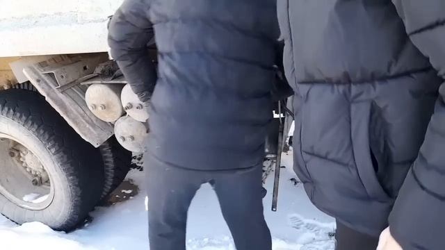 Заводим КАМАЗ в -25 градусов. смотреть онлайн