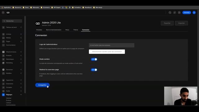 Nouveau tableau de bord WordPress avec Admin 2020 (gratuit !) смотреть онлайн