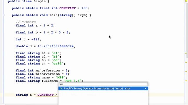 JetBrains MPS - compile-time expression simplification смотреть онлайн