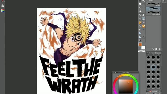 Drawing Meliodas ASSAULT MODE! Seven Deadly Sins | Anime Manga Sketch смотреть онлайн