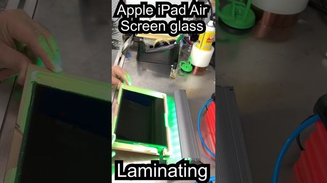 Apple iPad Air A1474 A1475 Touch screen glass Replacement Laminating смотреть онлайн