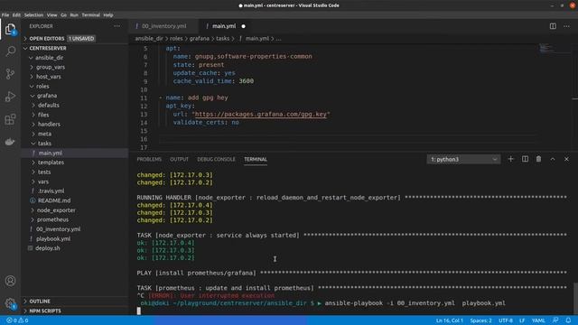 ANSIBLE - 44. EX. MONITORING : INSTALLATION GRAFANA смотреть онлайн