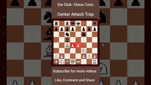 center attack traps | Italian chess opening game | Chess Tutor #Shorts смотреть онлайн
