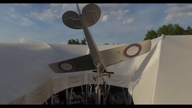 Ньюпорт - 4,Петра Н. Нестерова. Monument Petru Nikolaevich Nesterov - fragment Nieuport-4 aircraft.
