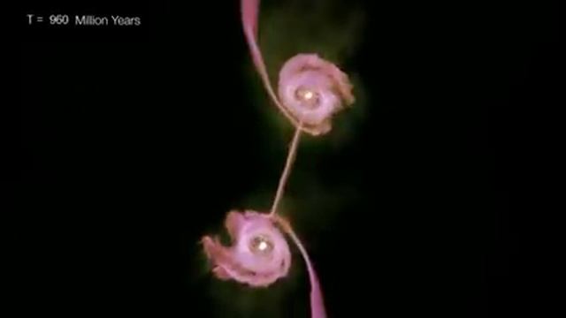 NASA Supercomputer Simulation Of Colliding Galaxies