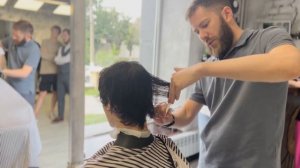 Мужская стрижка на кудрявых волосах. Мастер-класс от Олега Афанасьева