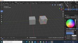 как раскрасить объект в blender