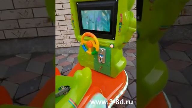 Аттракцион качалка "Лягушка" смотреть онлайн