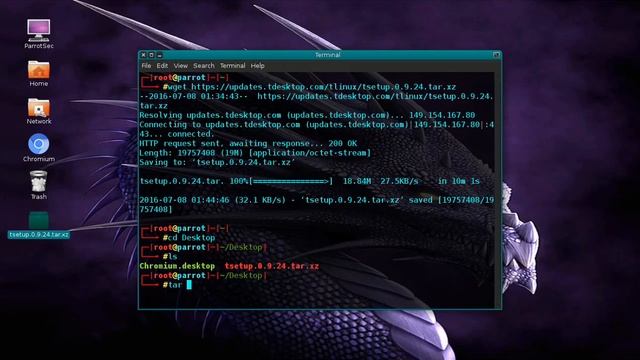 How To Download and Install Telegram on Parrot OS and Kali Linux(Ghost) смотреть онлайн