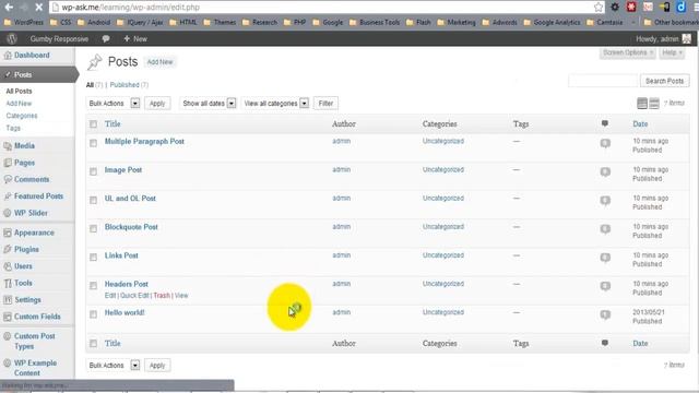 Vid #10 Responsive WordPress using Gumby FrameWork - (Single Posts) смотреть онлайн