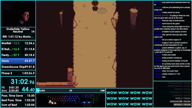 Undertale Yellow Neutral Ending Speedrun in 1:01:46 смотреть онлайн