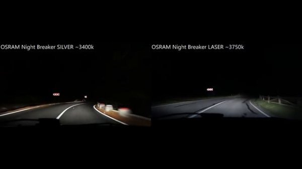 OSRAM Night Breaker SILVER vs OSRAM Night Breaker LASER