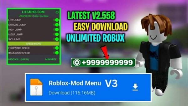 ROBLOX MOD MENU ROBLOX MOD APK 2023 ROBUX SCRIPT VERSION 2 560 362 MEDIAFIRE DOWNLOAD