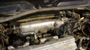 ДВС 5S FE, 3S FE, Прогорела прокладка. Toyota Mark II Qualis. Burnt strip