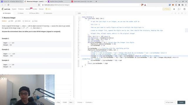 Terrible LeetCode in Kotlin: #7 Reverse Integer смотреть онлайн