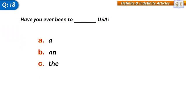 Quick Quiz - Definite & Indefinite Articles | English Grammar Test by Quality Education смотреть онлайн