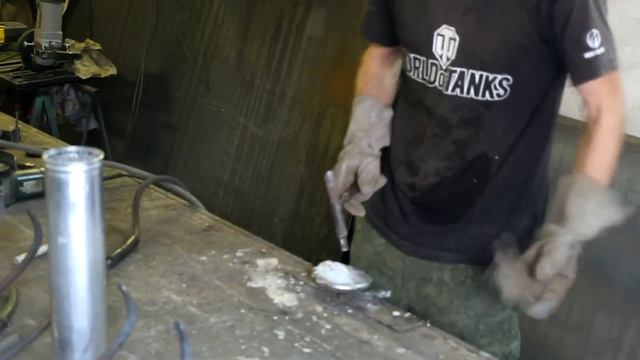 Сварка алюминия электродом.Первый опыт.Welding Of Aluminum With Electrode
