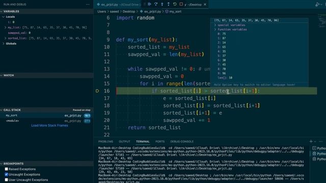 Python tutorial for beginners, 10: Project 3: Ascending & descending sorts смотреть онлайн