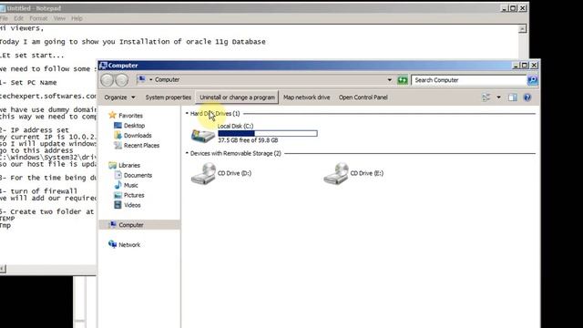 Part1 Pre-Requisites for Oracle 11g Database Forms Reports смотреть онлайн