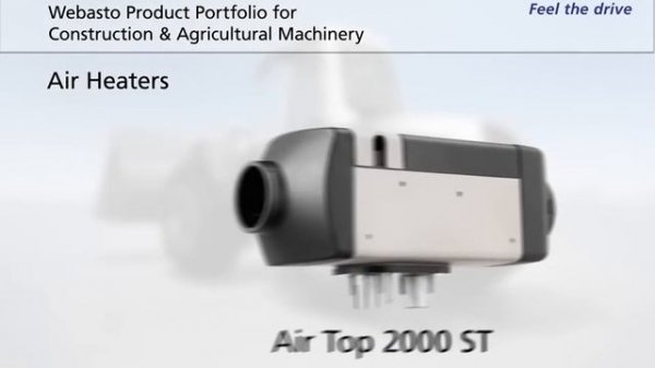 Webasto Air Heaters for Construction Vehicles