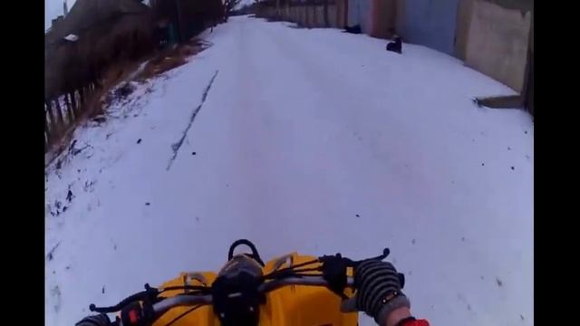 Покатушки на /Квадроцикле и санках/ смотреть онлайн