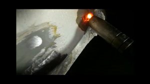 Заварка дырочек на авто полуавтоматом, обучалка.