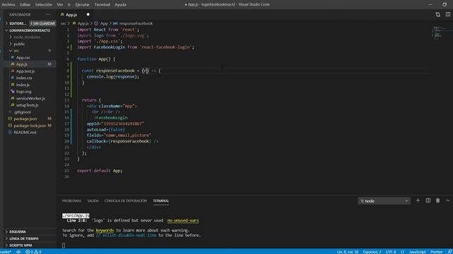 Autenticación de Facebook en React JS || Facebook Auth y Facebook API | Tutorial en Español смотреть онлайн