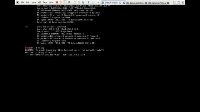 Inyeccion de paquetes UDP(Scapy) смотреть онлайн