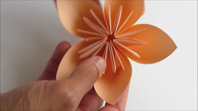 Цветы из бумаги оригами смотреть онлайн