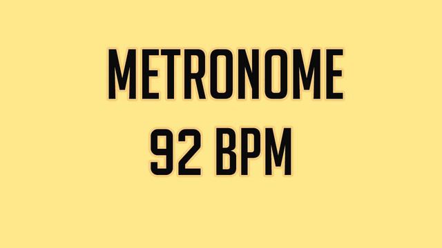 METRÔNOMO 92 BPM (METRONOME) смотреть онлайн
