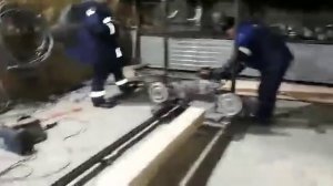 Самодельная ленточная пилорама с бензиновым двигателем 7л.с.