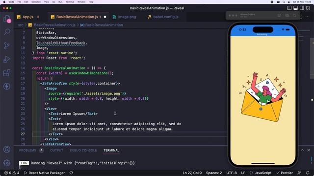 React Native Basic Reveal Animation Using Moti смотреть онлайн