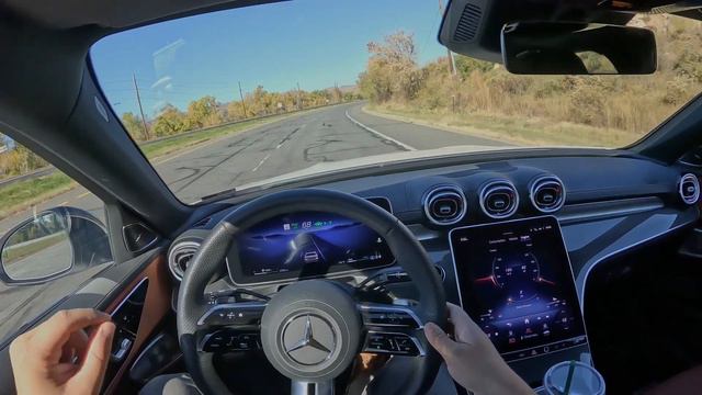 The New Mercedes C Class Is Now My Favorite Small Combustion Sedan - POV Driving Review смотреть онлайн