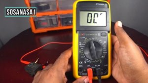How to TEST and MEASURE a Fan CAPACITOR using Digital Multimeter model DT9205A easy and quickly