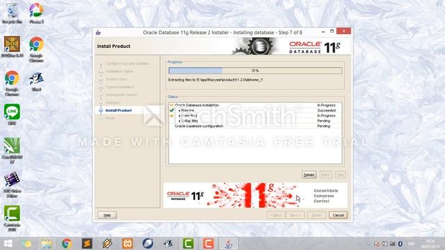 INSTALASI ORACLE 11G WINDOWS 8 смотреть онлайн