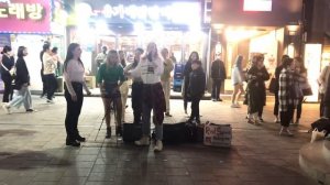 [K-POP in Public]  Full#1 190508 РУССКИЕ ТАНЦУЮТ В КОРЕЕ «RED SPARK» cover dance Hongdae busking