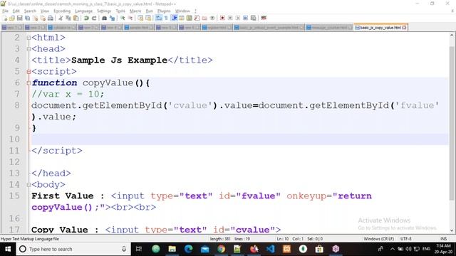 JavaScript/JQuery/TypeScript tutorial || Class - 1 || by Mr. Ramesh On 20-04-2020 @7AM смотреть онлайн