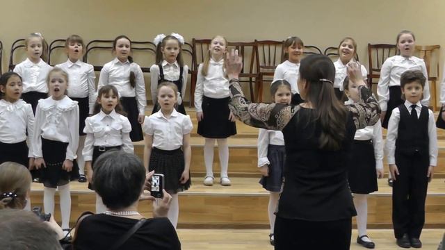 Открытый урок хорового отделения  ДШИ им. Свиридова 1 класс апрель 2017