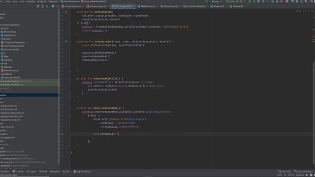 Android food app using (MVVM + Retrofit + Room) #5 смотреть онлайн