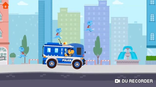 #Dinosaur #PoliceCar Chase | Youtube Kids | Dinosaur Police Car - Fun Dinosaur Games #AndroidGames
