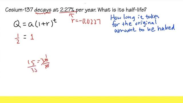 Q8, find the half-life of Cesium-137 смотреть онлайн